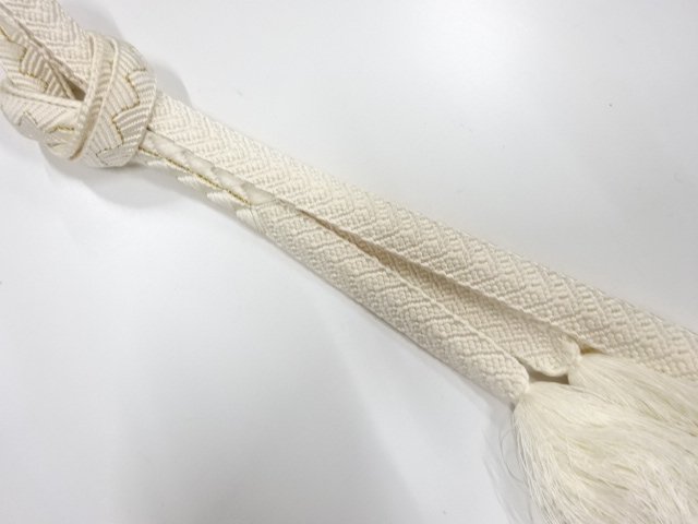 JAPANESE KIMONO / HAND-TIED OBIJIME